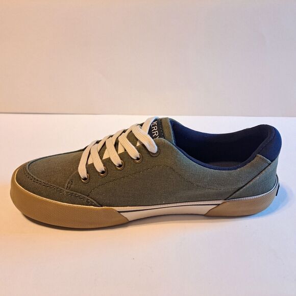 Sperry Unisex Child Harbor Tide Washable Sneaker Olive Green Kids Size 1.5 M US - Picture 8 of 14